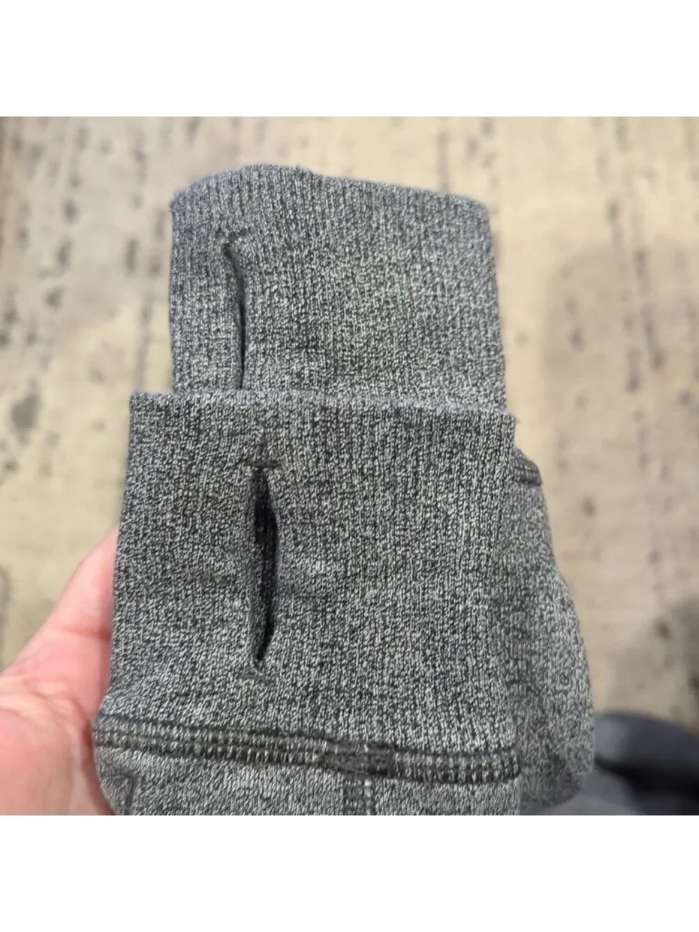 Lululemon Hug It Out Jacket Heathered Speckled Black